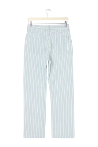 Pantalon droit taille haute - Bleu