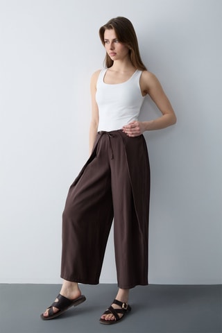 Pantalon portefeuille - Marron