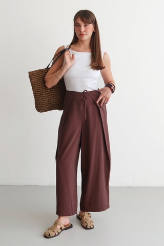 Pantalon portefeuille - Marron