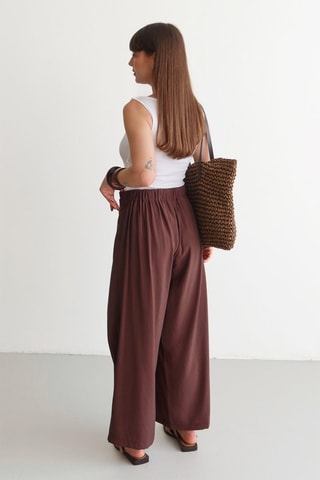 Pantalon portefeuille - Marron