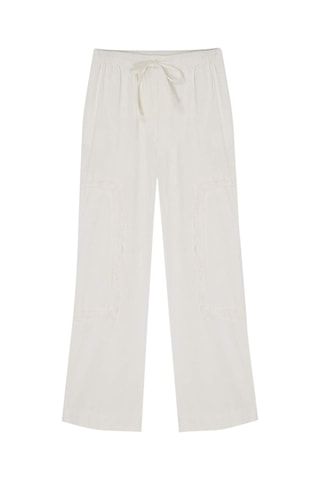 Pantalon wide legs - Blanc