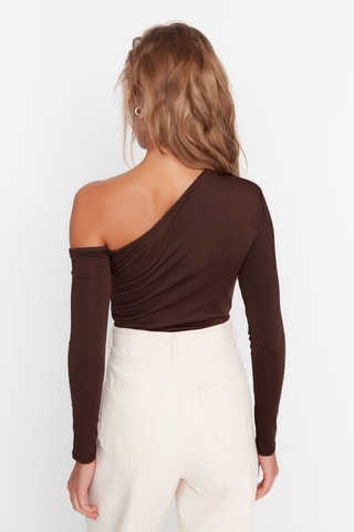 Body asymétrique - Marron