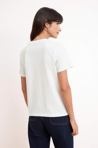 T-shirt regular - Écru