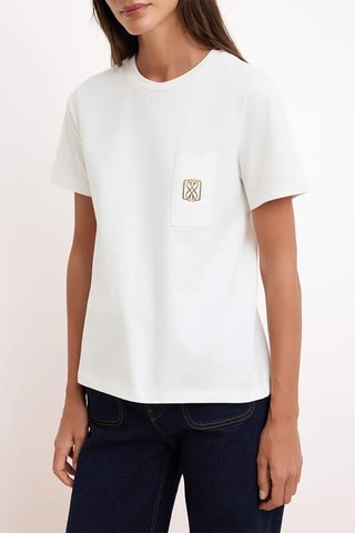 T-shirt regular - Écru