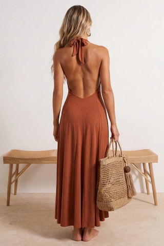 Robe de plage - Orange