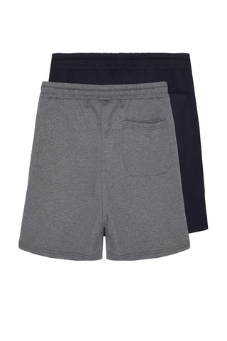 2 bermudas - Gris et bleu