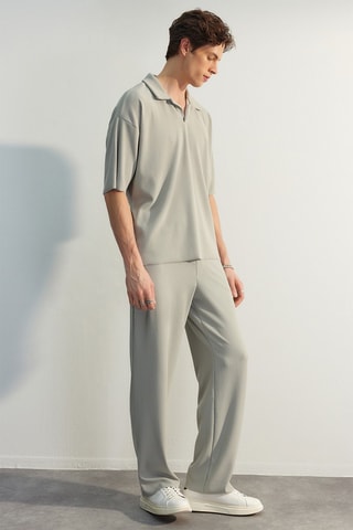 Pantalon droit - Blanc