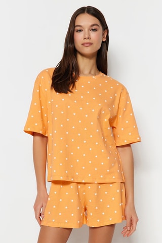 Pyjama - Blanc et orange