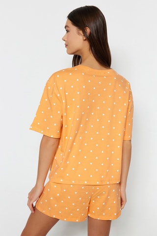 Pyjama - Blanc et orange