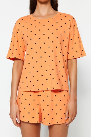 Pyjama - Noir et orange