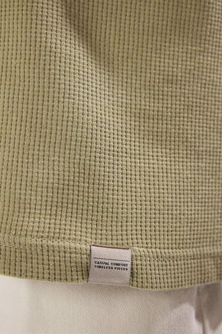 T-shirt oversize - Blanc et vert