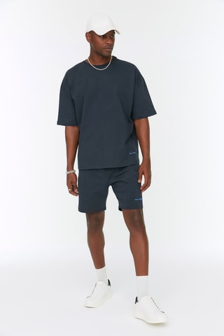T-shirt et bermuda - Bleu