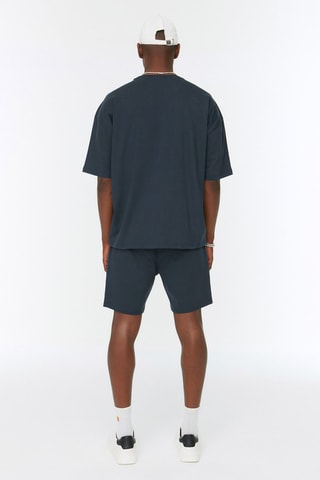 T-shirt et bermuda - Bleu