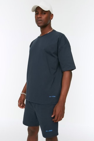 T-shirt et bermuda - Bleu