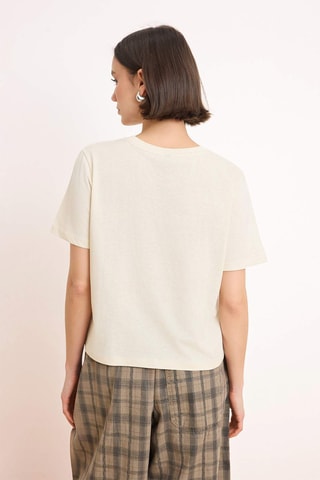 T-shirt regular - Beige