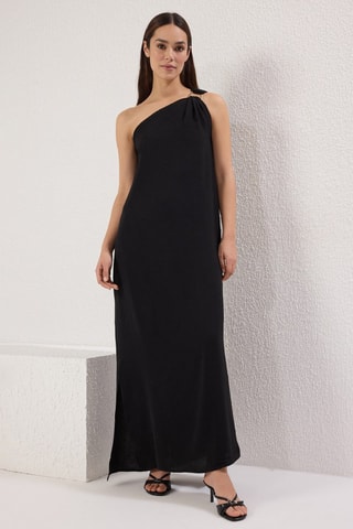 Robe asymétrique - Noir