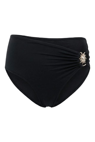 Bas de maillot taille haute - Noir