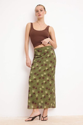Jupe longue - Vert