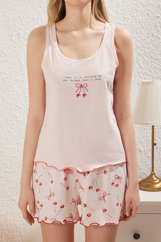 Pyjama - Rouge, orange et rose
