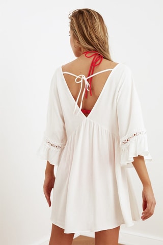 Robe de plage - Blanc
