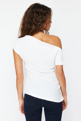 Top asymétrique - Blanc