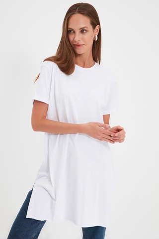 2 T-shirts oversize - Blanc et noir