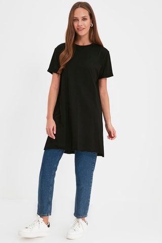 2 T-shirts oversize - Blanc et noir