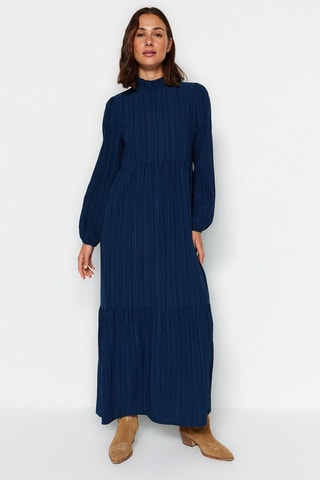 Robe longue - Bleu marine