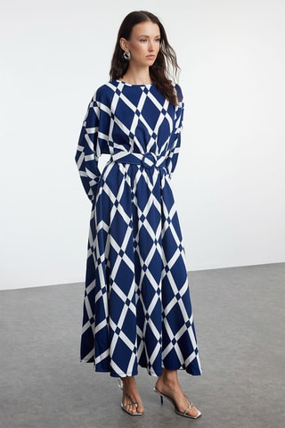 Robe longue - Bleu