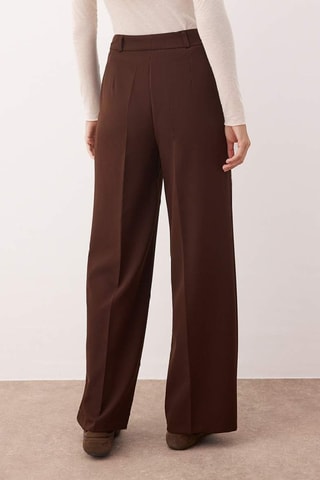 Pantalon droit - Marron