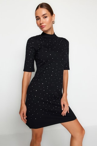 Robe droite - Noir