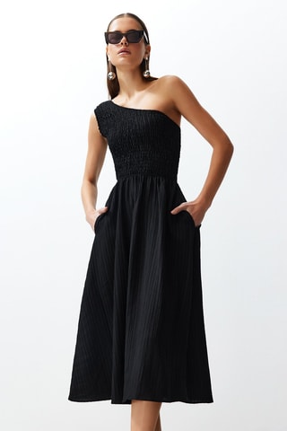 Robe asymétrique - Noir