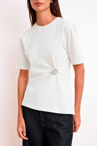 T-shirt regular - Écru