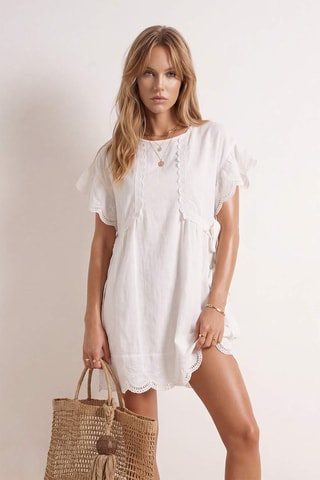 Robe de plage - Blanc