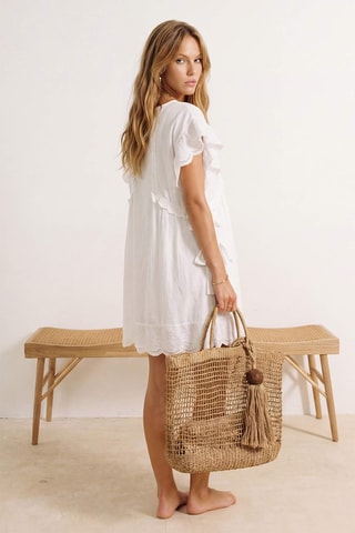 Robe de plage - Blanc