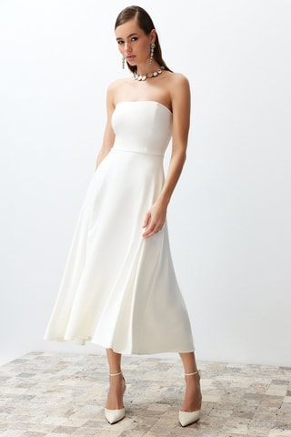 Robe bustier - Blanc