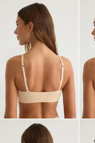 2 soutien-gorges - Beige et noir
