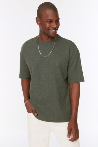 T-shirt oversize - Vert