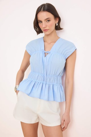 Blouse - Bleu