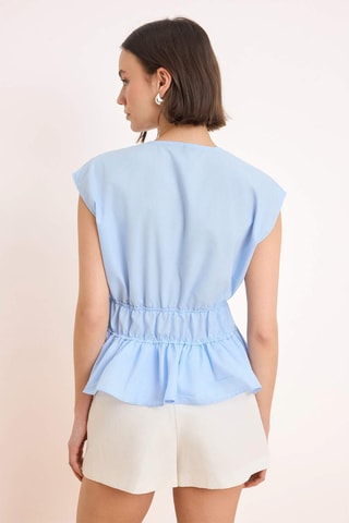 Blouse - Bleu