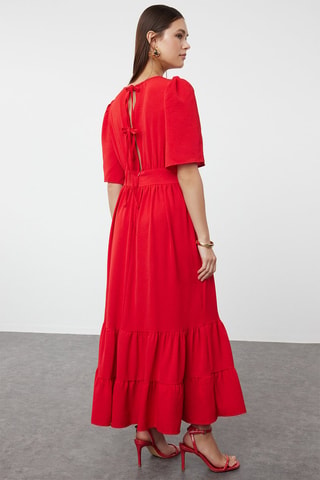 Robe longue - Rouge