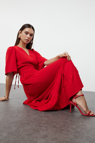 Robe longue - Rouge