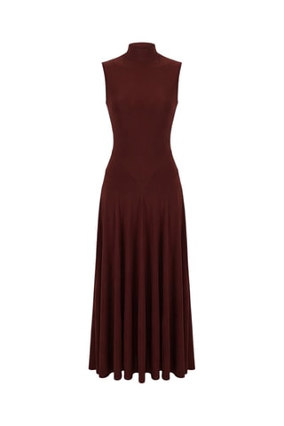 Robe longue - Marron