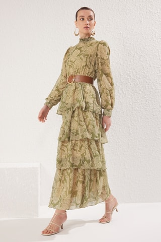 Robe longue - Vert