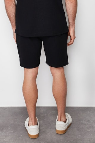 Polo et short regular - Blanc et noir
