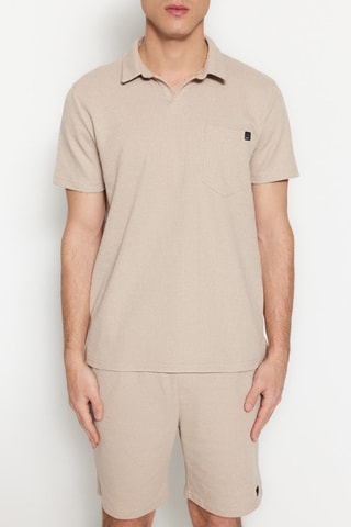 Polo et short regular - Beige