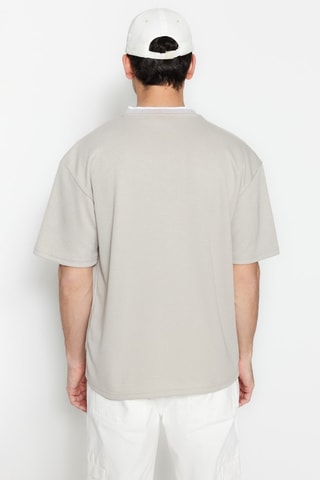 T-shirt oversize - Beige