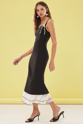 Robe midi - Noir