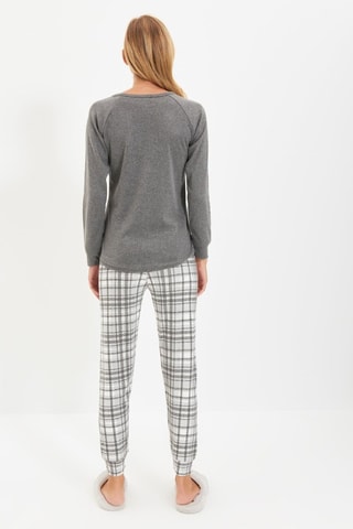 Pyjama - Noir, blanc et gris
