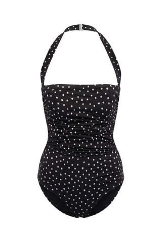 Maillot 1 pièce sculptant - Noir